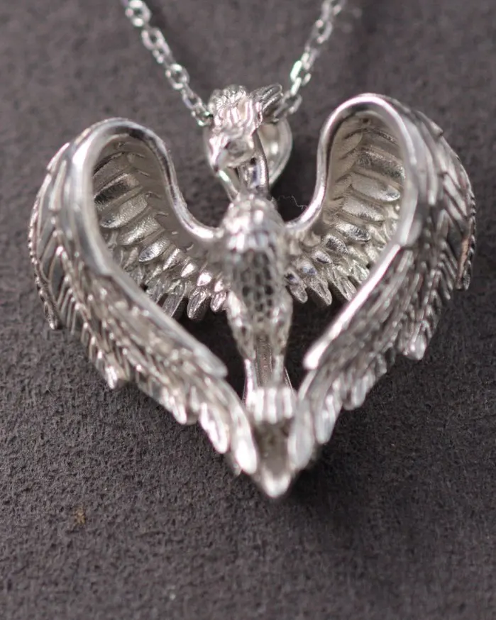 Pendentif phénix, fait à l’atelier Leydier