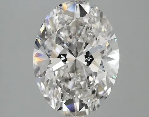 Photo du diamant de laboratoire ovale 2,50 ct