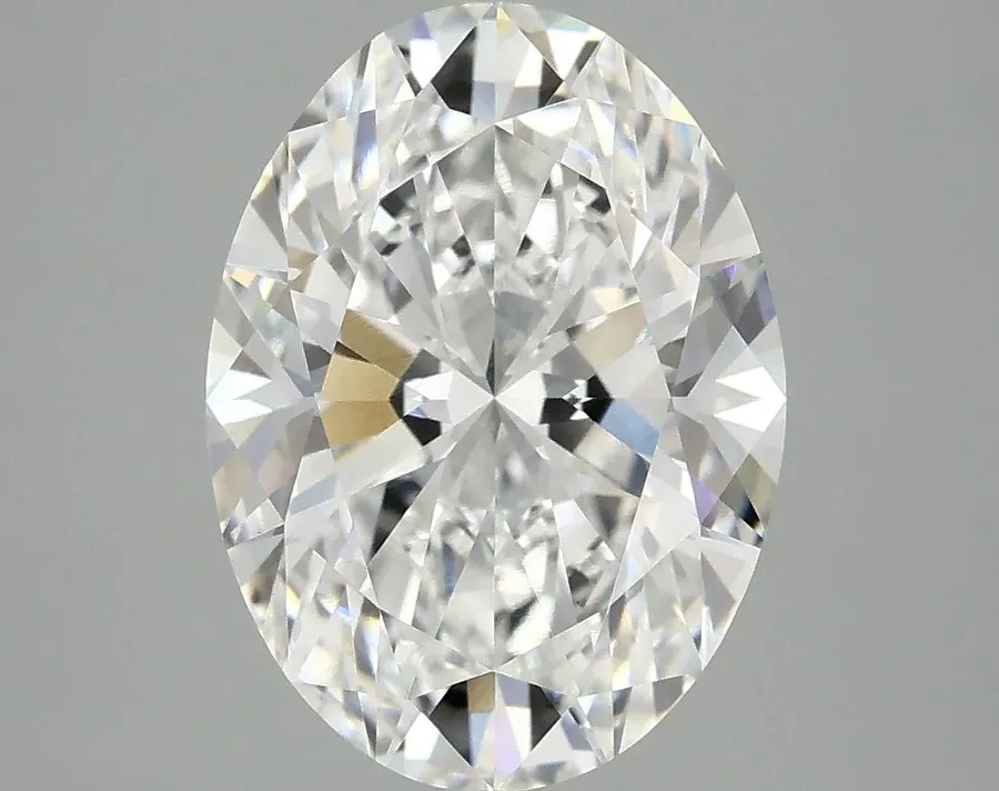 Photo du diamant de laboratoire ovale 3,73 ct