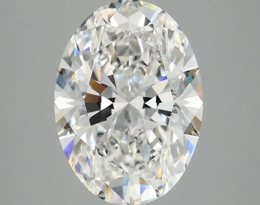 Photo du diamant de laboratoire ovale 4,01 ct