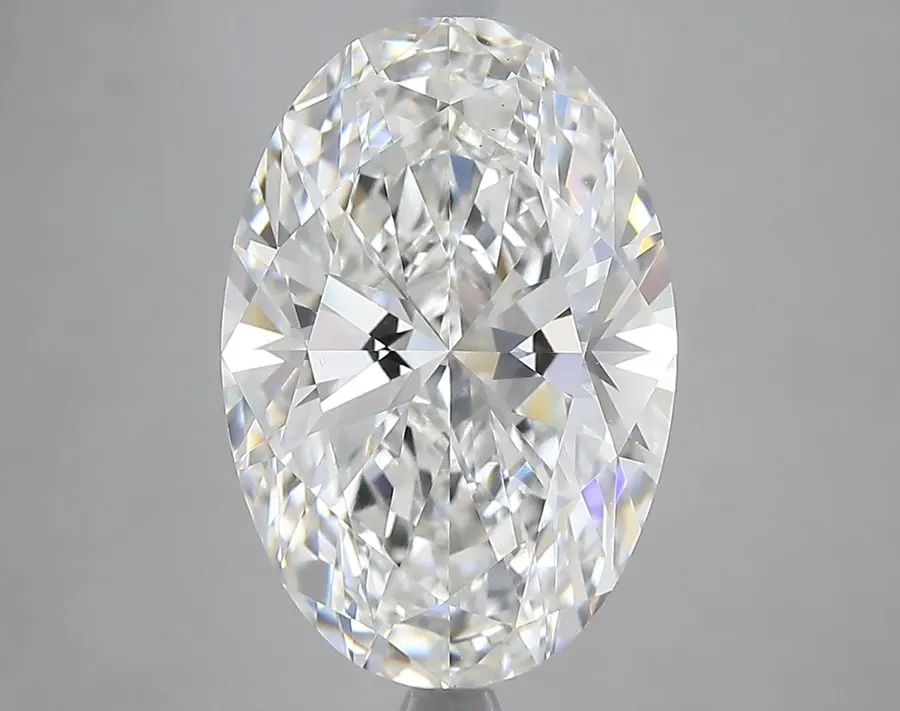Photo du diamant de laboratoire ovale 6,01 ct
