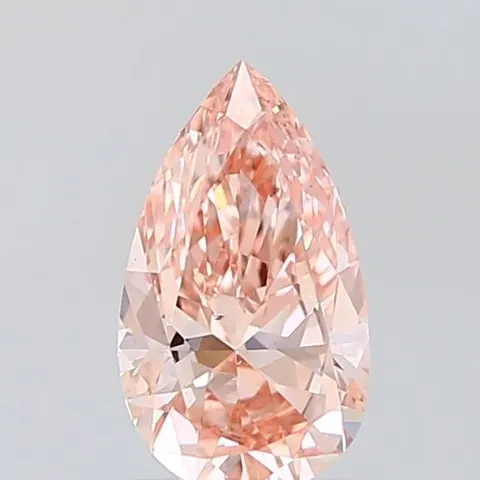Photo du diamant de laboratoire poire 1,00 ct