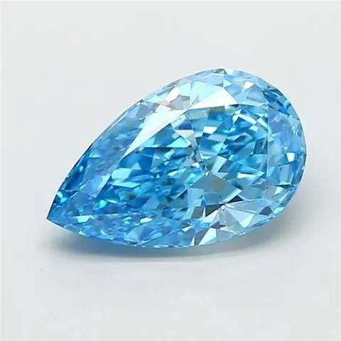Photo du diamant de laboratoire poire 1,50 ct