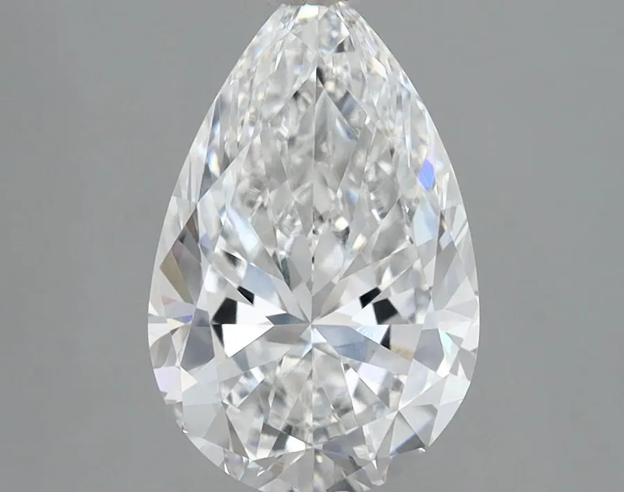 Photo du diamant de laboratoire poire 2,04 ct