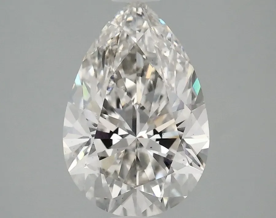 Photo du diamant de laboratoire poire 2,53 ct