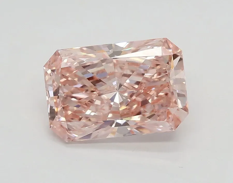 Photo du diamant de laboratoire radiant 2,01 ct