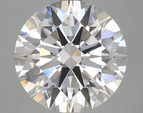 Photo du diamant de laboratoire rond 3,78 ct