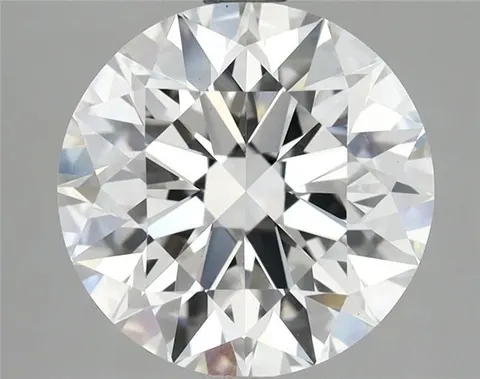 Photo du diamant de laboratoire rond 4,29 ct