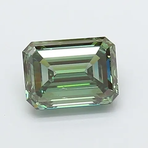 Photo du diamant de laboratoire taille émeraude 1,50 ct