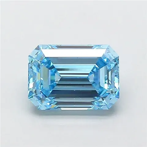 Photo du diamant de laboratoire taille émeraude 2,03 ct