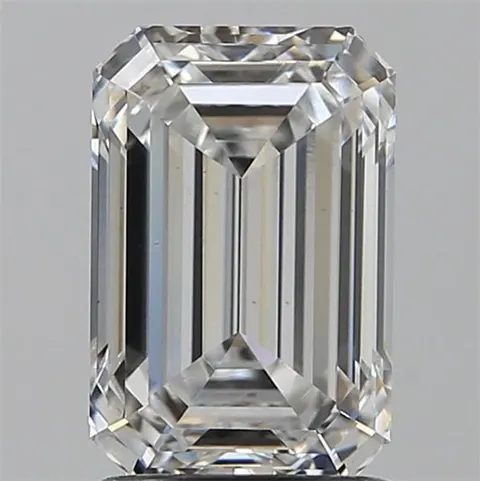 Photo du diamant de laboratoire taille émeraude 2,04 ct