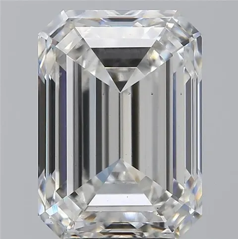 Photo du diamant de laboratoire taille émeraude 4,05 ct