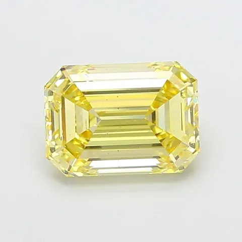 Photo du diamant de laboratoire taille émeraude 4,53 ct