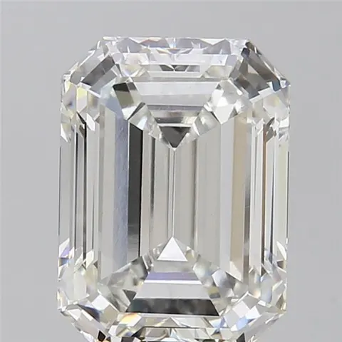 Photo du diamant de laboratoire taille émeraude 5,08 ct