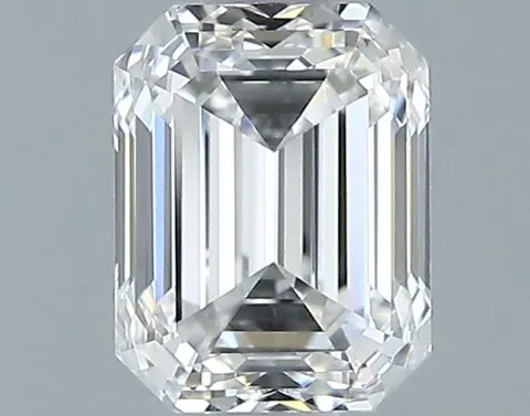Photo du diamant naturel taille émeraude 1,00 ct