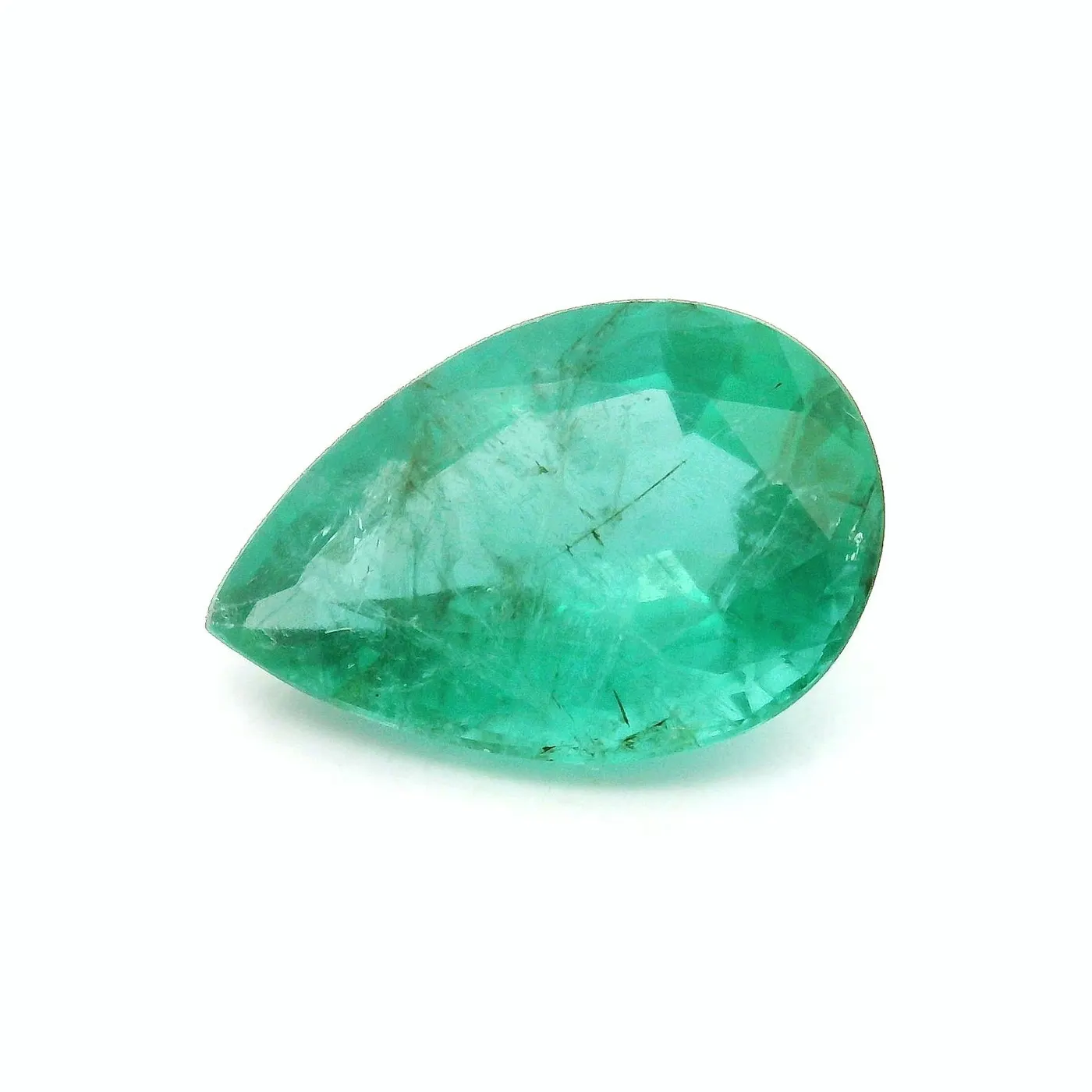 Photo de l’émeraude naturelle poire 2,19 ct