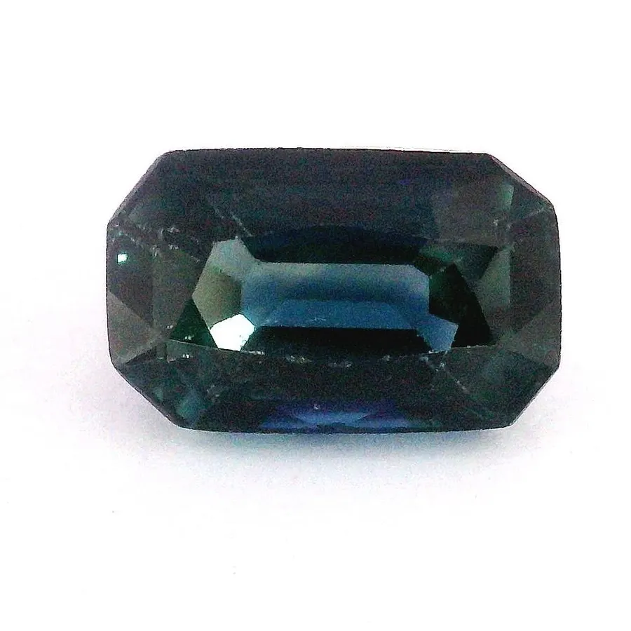 Photo du saphir naturel taille émeraude 2,02 ct